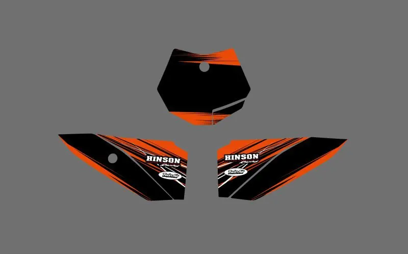 Наклейки с надписями команды H2CNC 0546 наборы графики и фонов для KTM SX 50 2009 2010 2011 2012