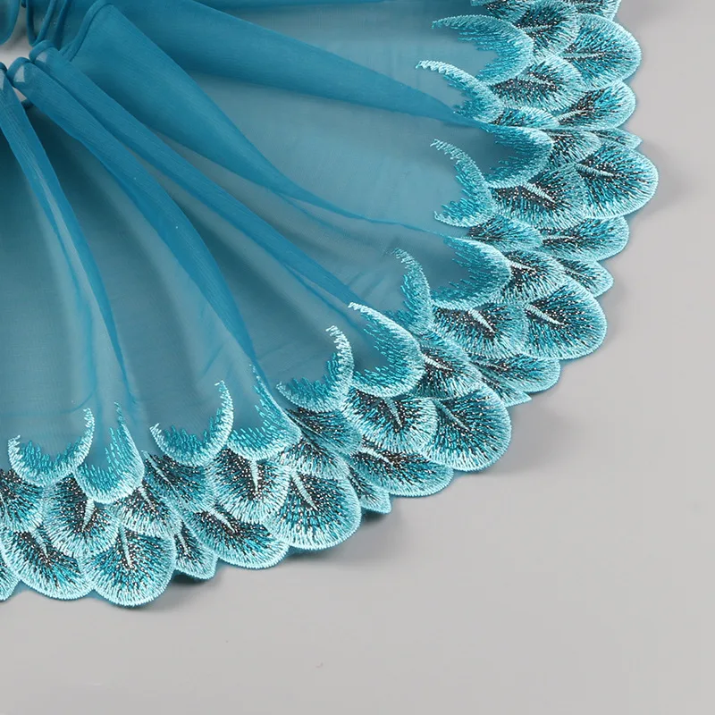 Explosive embroidery lace gold peacock feather tiara accessories car Barbie skirt 21CM DIY Clothes Accessories L214 | Дом и сад
