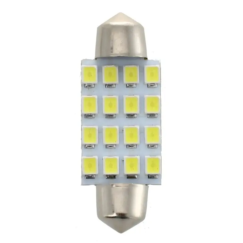 10 штук 39 мм SMD 16-светодиодный купол с фестонами светильник лампы Белый DE3423 6411 C5W |