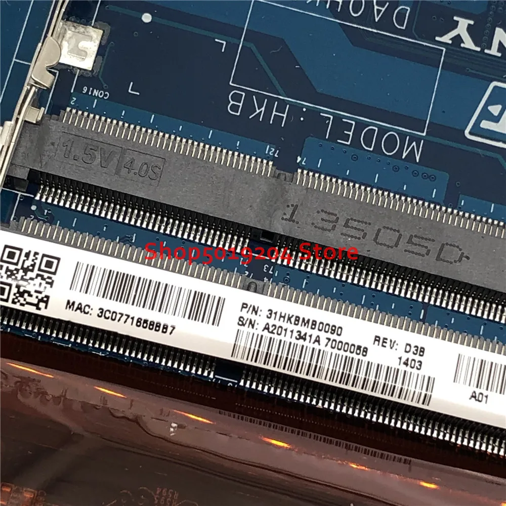 Материнская плата для ноутбука SONY HKB SVF154B1ET SVF154 материнская DA0HKBMB6D0 31HKBMB0090 A2011341A |