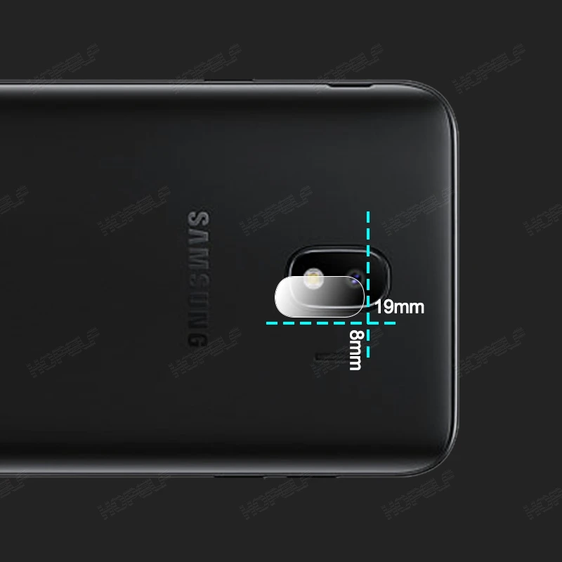 Стеклянная пленка для камеры samsung Galaxy J4 2018 защитная задняя крышка объектива