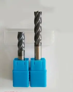 Carbide end mill 4F-6*6*21*75 4 Flute cnc controller spindle carbide,extended length milling cutter,the lathe tool,coating:NANO