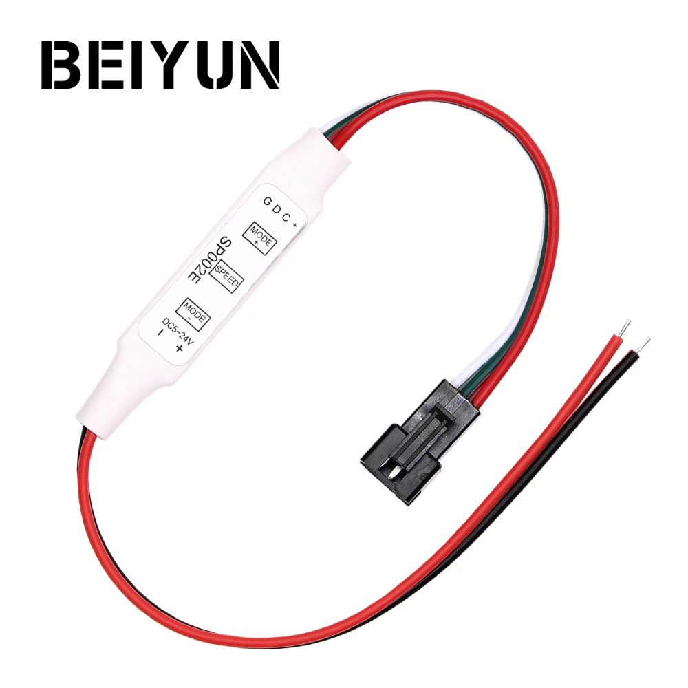 SP002E DC 5 24 В мини 3Key LED RGB контроллер микроконтроллер для пикселей Dream Color WS2811 WS2812B Full