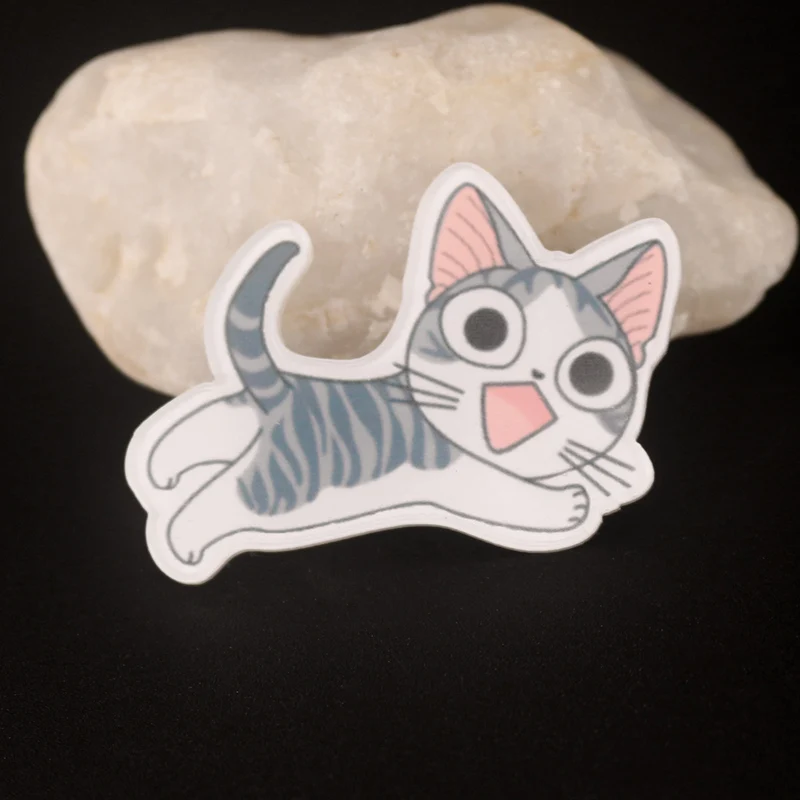 3 Кошка Собака слон Kawaii мультфильм Животные акриловые значки брошь значки рюкзак «сделай сам» Значки на одежду значок булавки аксессуары - Цвет: 3