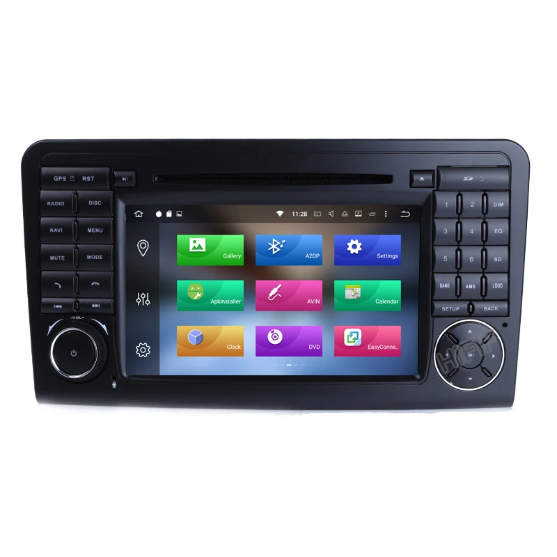 PX5 IPS Android 10 4G 8 ядер/Автомобильный dvd плеер на основе ANDROID для Mercedes Benz GL ML CLASS W164 ML350