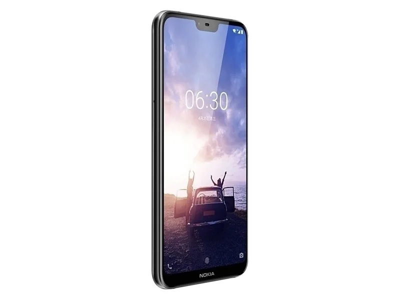Мобильный телефон Nokia 6,1 Plus, 4G LTE, 4 Гб ОЗУ, 64 Гб ПЗУ, 5,8 дюймов, Восьмиядерный процессор Snapdragon 636, сканер отпечатков пальцев, Android
