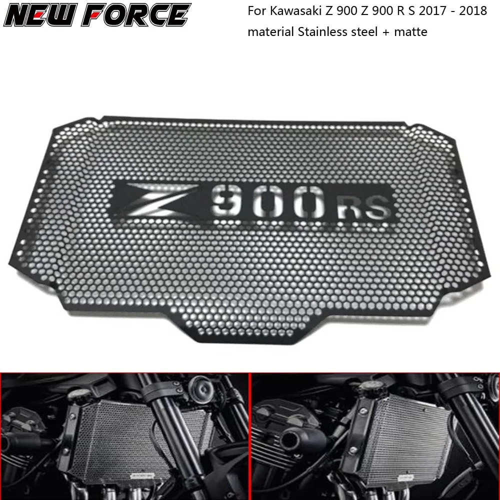 Черная защитная крышка радиатора для мотоцикла Kawasaki Z900RS Z900 Z 900 RS 2017 2018 аксессуары