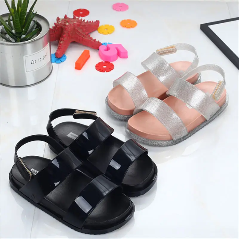 Mini Melissa/Новинка 2019 года летняя прозрачная обувь для девочек и мальчиков