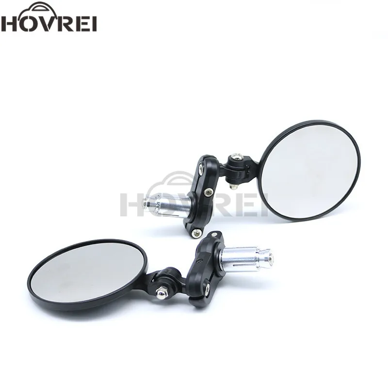 Universal Motorcycle mirros Aluminum 22mm Handle Bar End Foldable Rearview mirror Side mirrors FOR DUCATI Cafe Racer honda |