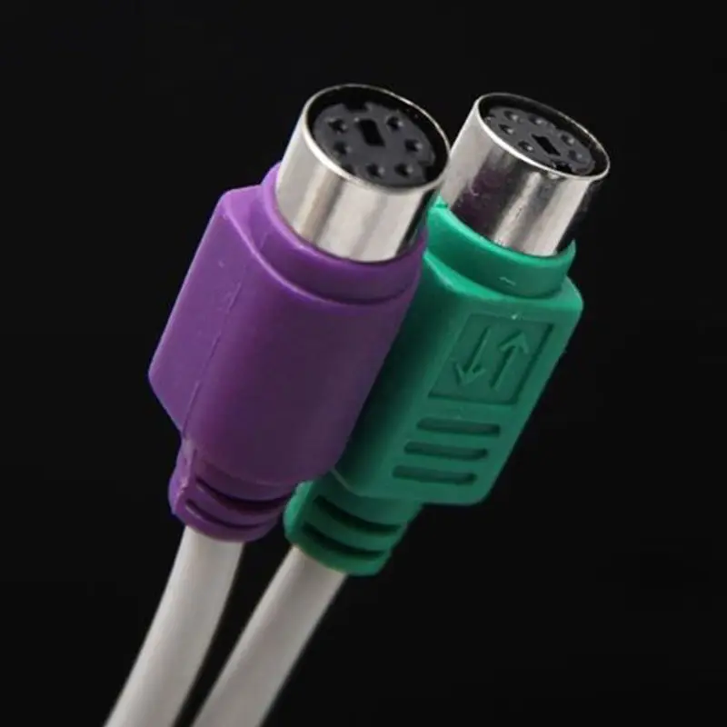 Горячая продажа USB папа для PS2 Женский кабель адаптер конвертер использовать