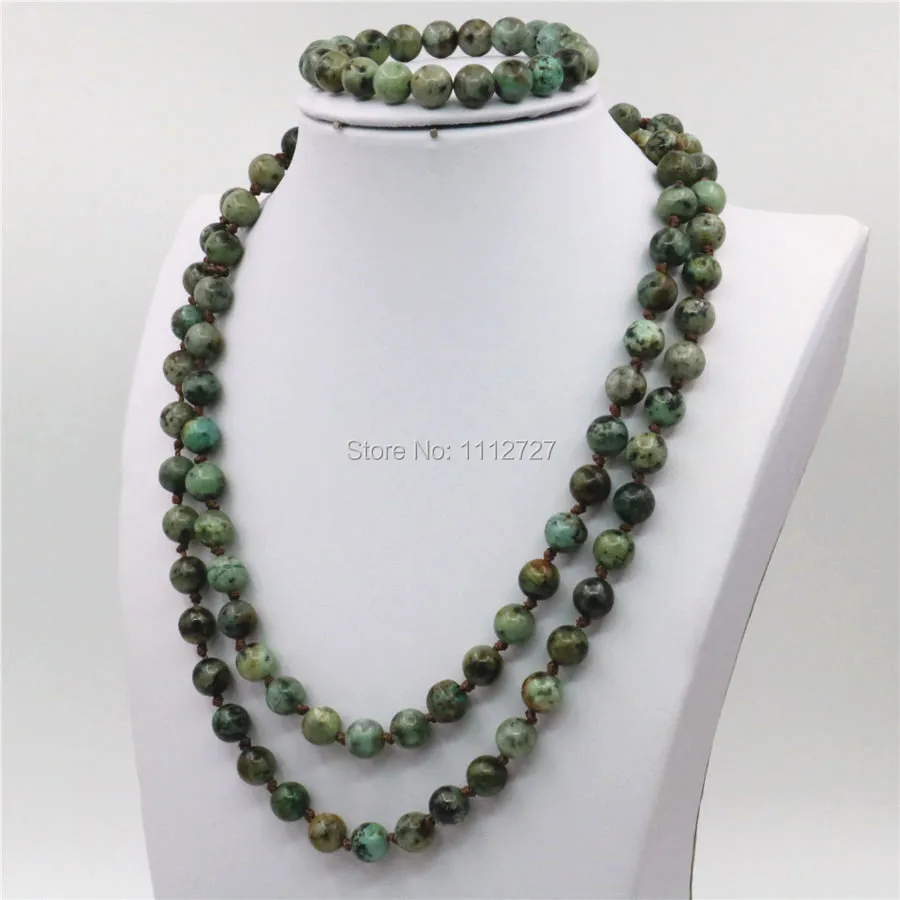 Модные аксессуары для поделок 8 мм африканские камни бусы Набор браслетов и