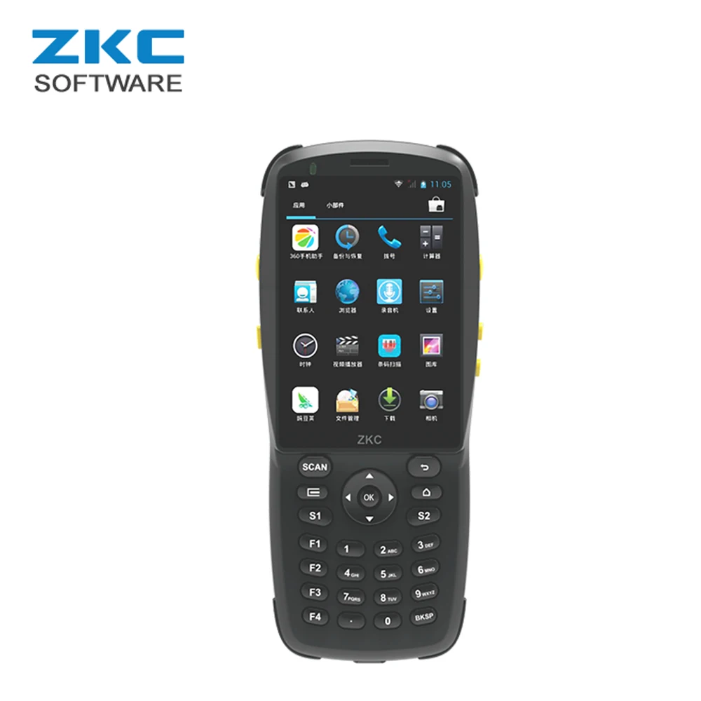 ZKC PDA3501S GSM 3G WiFi Android Ручной 1D лазерный сканер штрих-кодов промышленный прочный PDA