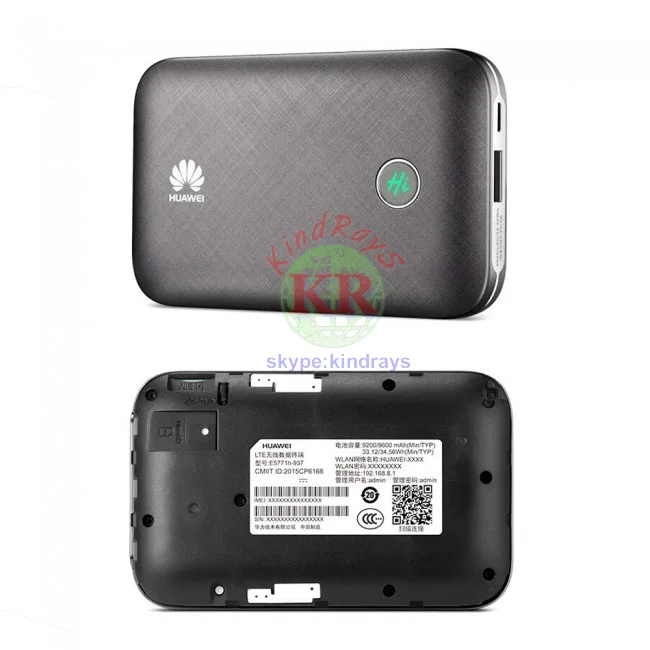 Разблокированный huawei E5771 E5771h-937 9600 мАч Внешний аккумулятор 4G LTE MIFI МОДЕМ WiFi роутер Мобильная точка доступа маленький портативный USB внешний аккумулятор