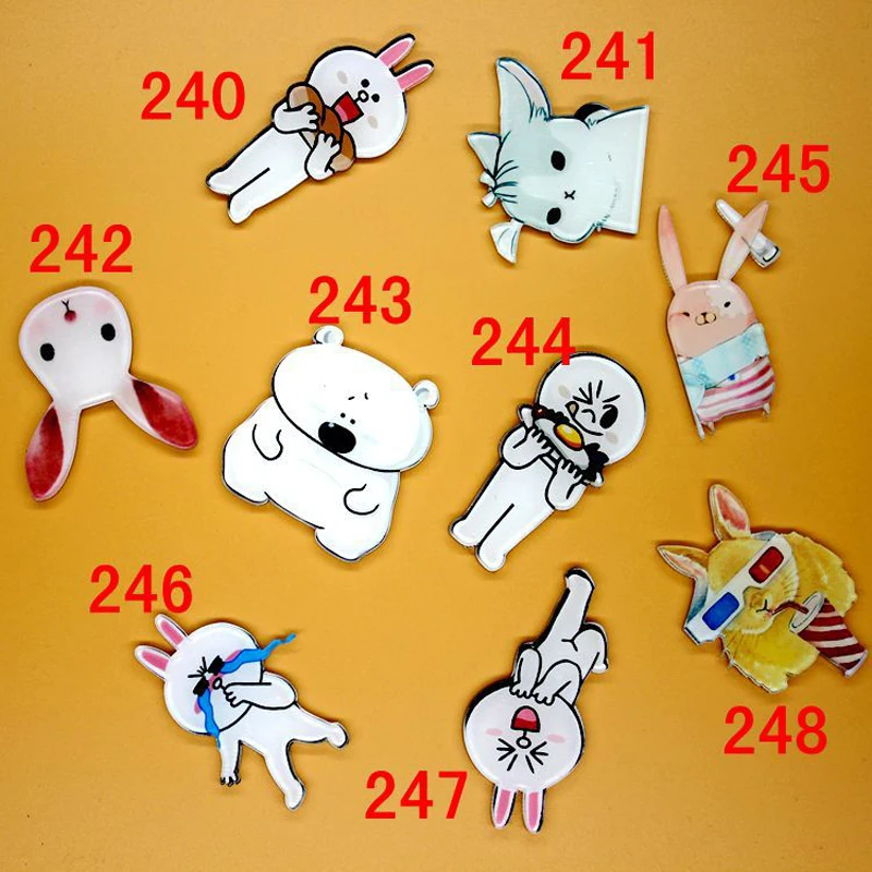 1 шт. Акриловые Броши Мультяшные Забавные Животные Кошки Мяу люди Рюкзак