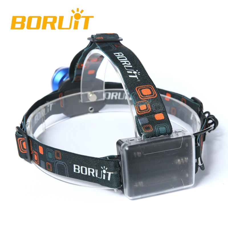Boruit 2000LM XM L T6 LED 3xAA масштабируемый налобный фонарь Головной фонарик Кемпинг
