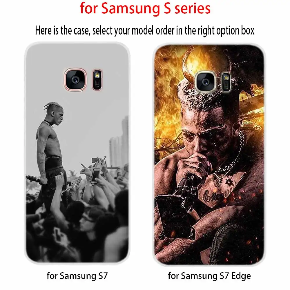 Мягкий чехол с красным зонтом в Париже для Samsung Galaxy S7 Edge S8 S9 S10 S11 S20 S21 Plus Lite E Ultra |
