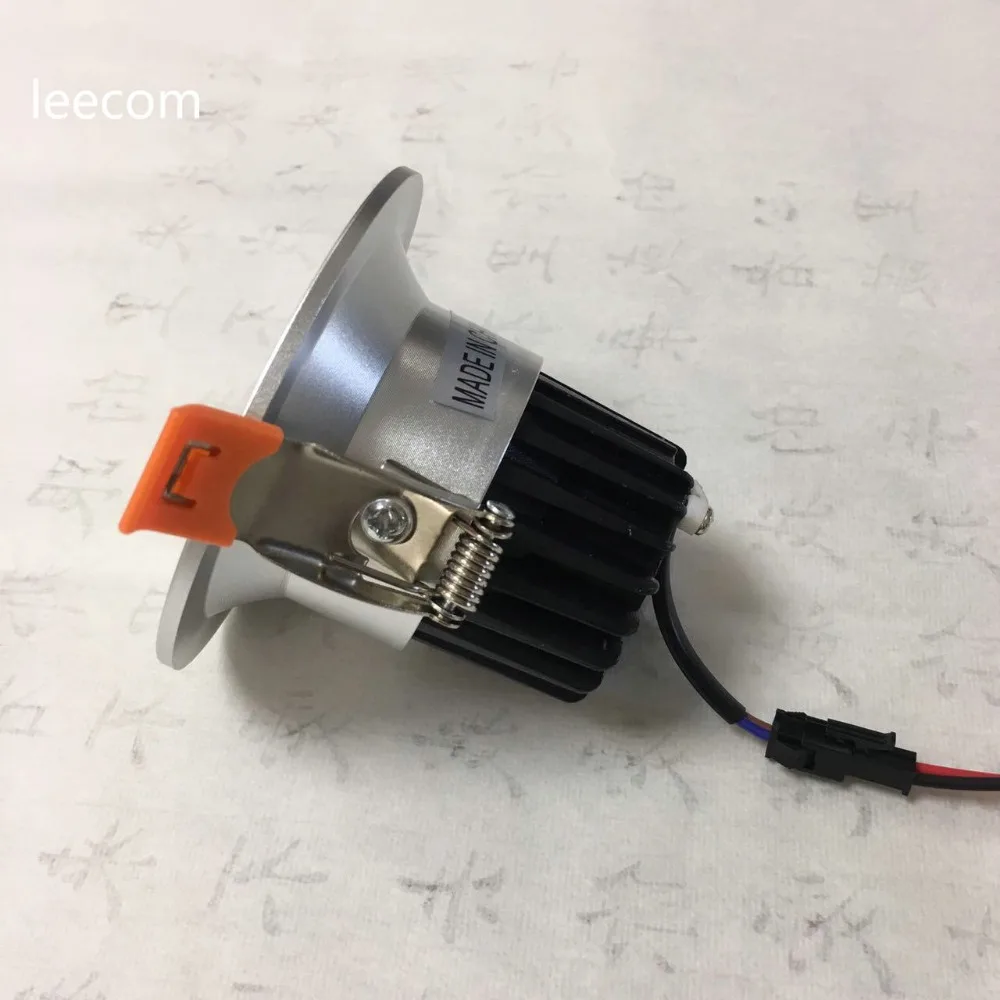 10 шт. светодиодный мини светильник под кабинет пятно света Диаметром 40 мм 3 Вт для