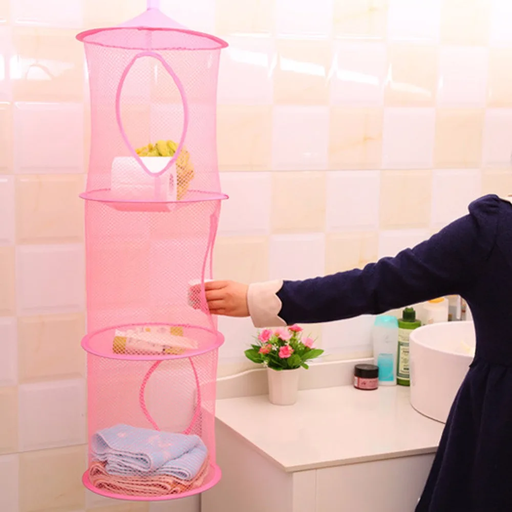 Современная 3 полки сетка для хранения подвесная дверь спальни настенный шкаф