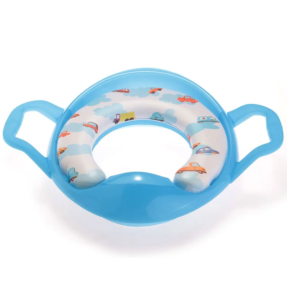 Bleu Siege Pot Reducteur de Toilette WC avec Poignee pour Bebe Enfant|siege toilette|lunette toilettelunette toilette |