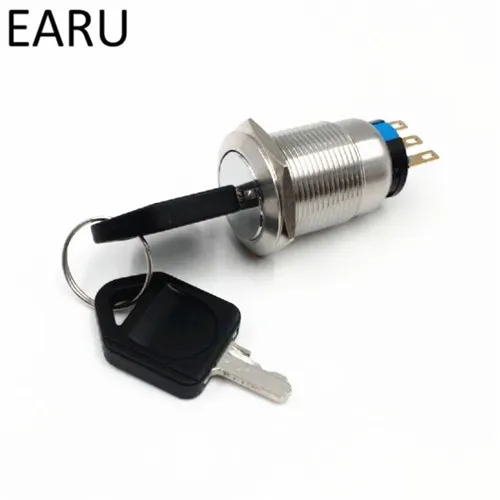 Водонепроницаемый кнопочный переключатель из нержавеющей стали 19 мм 22 5 А