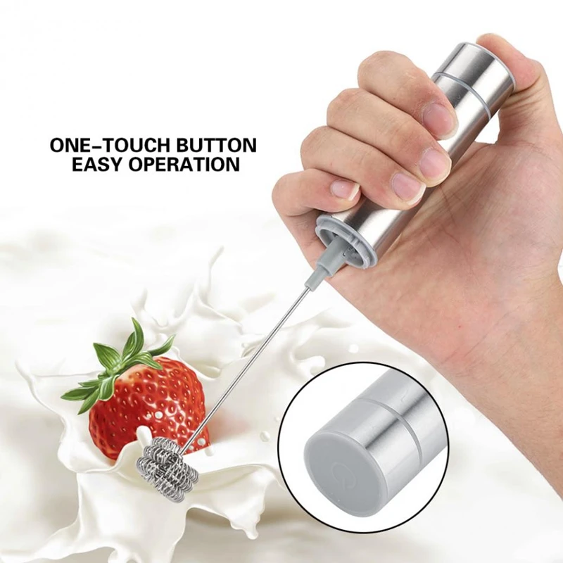 Горячая распродажа ручные электрические молочные вспениватели из нержавеющей