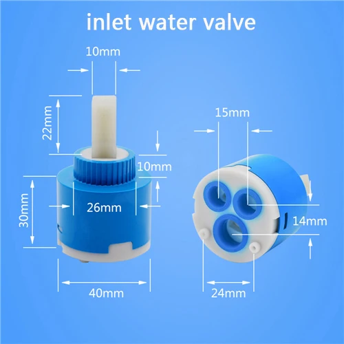 inlet water valve 2/3/4/5 способов латунь ABS смеситель для душа Колонка Керамика диск картридж смесительный клапан смеситель для душа барный кран для ванной смесительный клапан Ванная комната - Цвет: inlet water valve