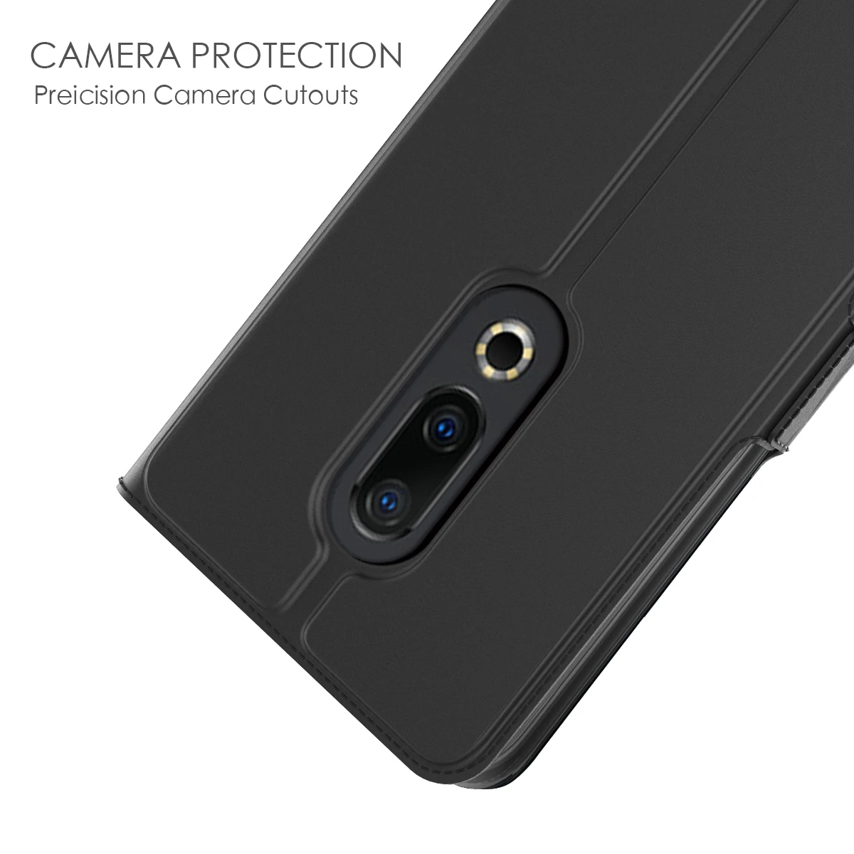 Для Meizu 16 чехол для телефона чехол из искусственной кожи ультра тонкий флип-Стенд защитный чехол с подставкой и карманом для карт для Meizu 16 16