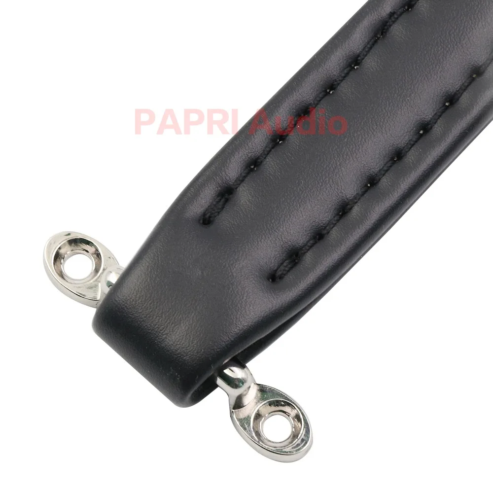 

PAPRI 1PCS Vintage Guitar Cabinet Amplifier Leather Handle Drawer Handle For Audio Ampeg Vox AH3 AH2