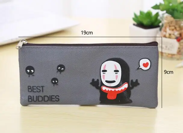 20pcs Studio ghibli No Face Kaonashi аниме фигурки карандаш Холщовая Сумка детские игрушки 19x9