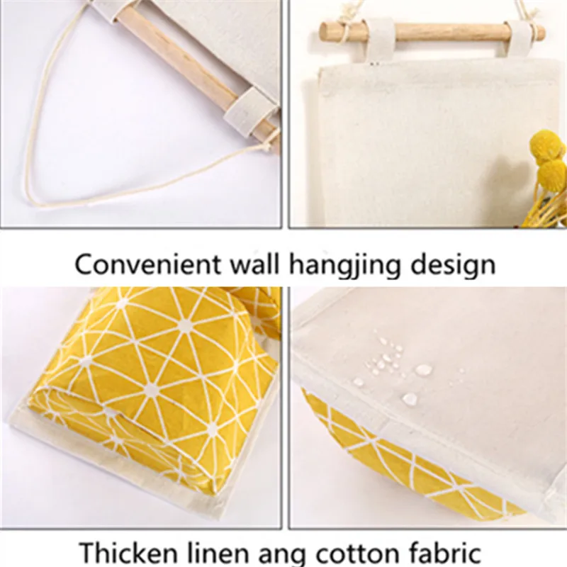 Оригинальные льняные хлопковые водонепроницаемые геометрические сумки ROSEHOME с