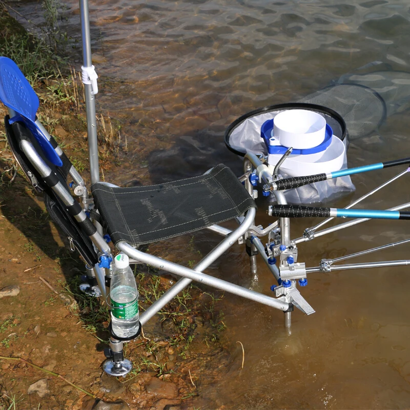 Суперстабильный складной стул для рыбалки из алюминиевого сплава стулья