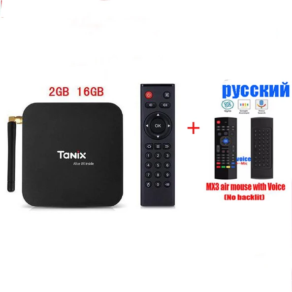 Tanix TX6 DDR3 2GB ram 16GB rom 100M LAN Android 9,0 tv Box 4K Smart Box
