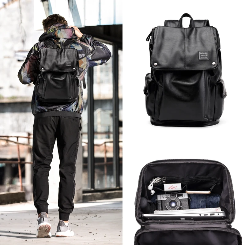 Бренд BISON DENIM мужской рюкзак водонепроницаемая модная Дорожная сумка из