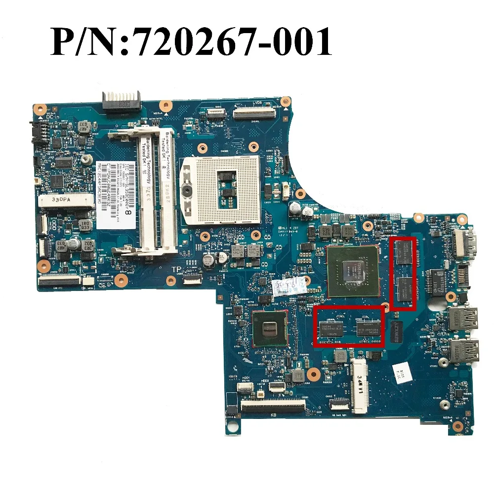 SZWXZY для HP 17 J 17T J100 материнская плата ноутбука HM87 750M/2G DDR3L 720267 501 001 601 100%