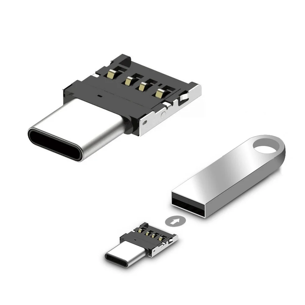 2 шт. Тип C к USB OTG разъем адаптера поддерживается для S8 Note8 Android телефон и тип c с