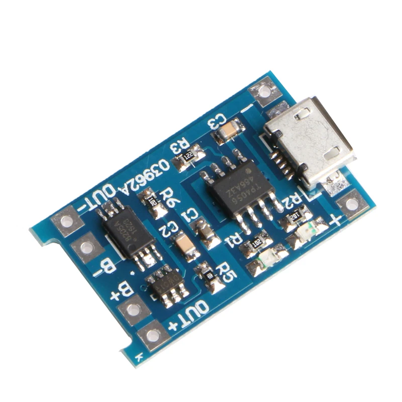 1PC Micro 5V 1A USB 18650 Lithium Battery Charging Board Module+Protection | Электроника