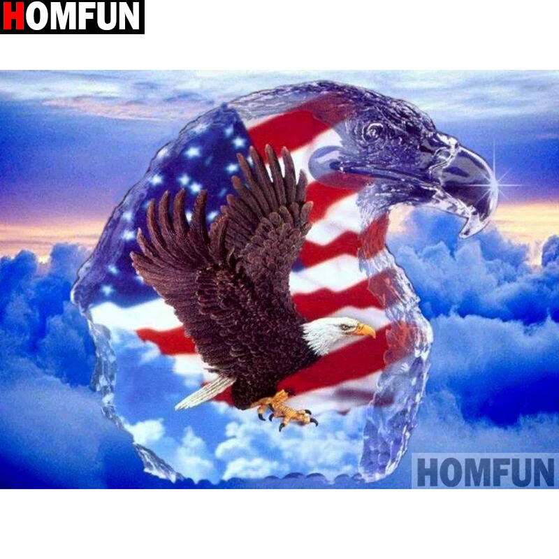 Алмазная живопись HOMFUN Орлан алмазная вышивка с полными квадратными/круглыми