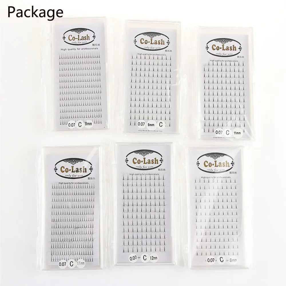 240 шт./компл. 0.07C 3D/4D/5D волна объем Mink Hair индивидуальное наращивание ресниц! полупостоянная 12 линий ресниц прививки инструменты