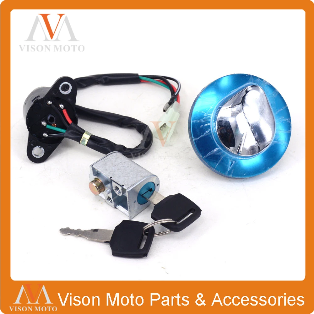 Уличный Переключатель зажигания для велосипеда топливная газовая крышка замок