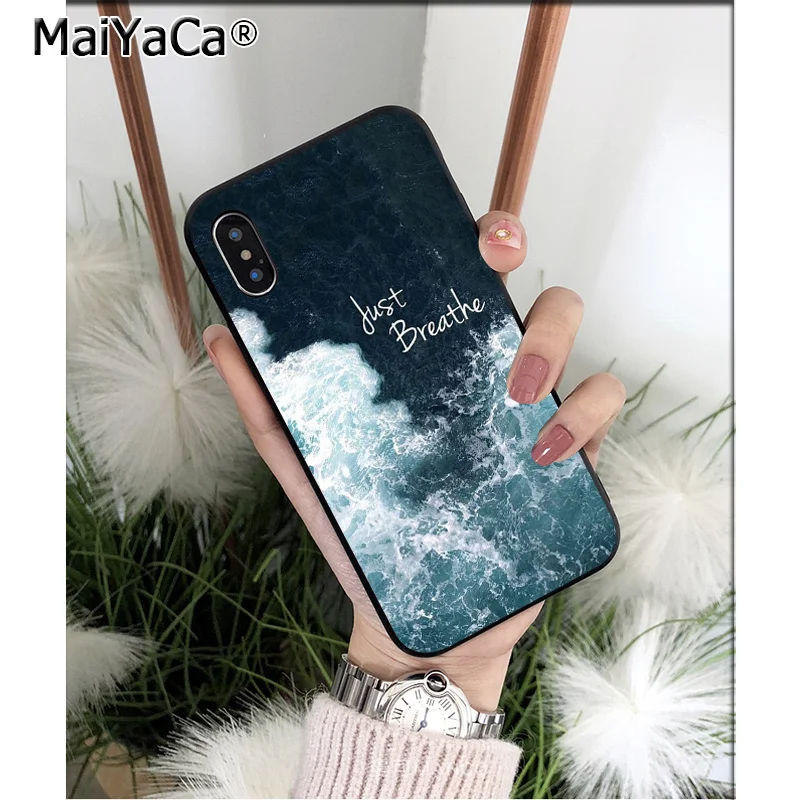 Силиконовый чехол MaiYaCa для iPhone 8 7 6 6S Plus 5 5S SE XR X XS MAX|Чехлы-накладки| |