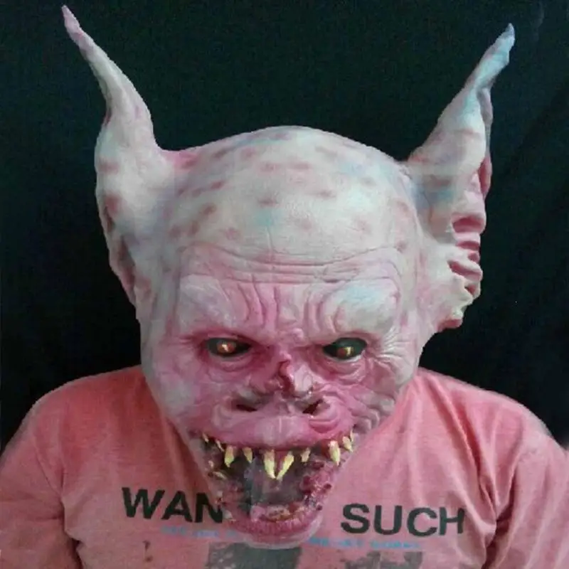 Scary Bats Halloween Mask Full Head Animal Devil Horror Party Costume Cosplay Headwear Monster Latex Fancy Dress #L35 | Дом и сад