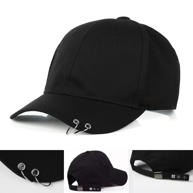 Бейсболка с кольцами jimin hat LIVE THE WINGS Тур kpop шапки железное кольцо snapback