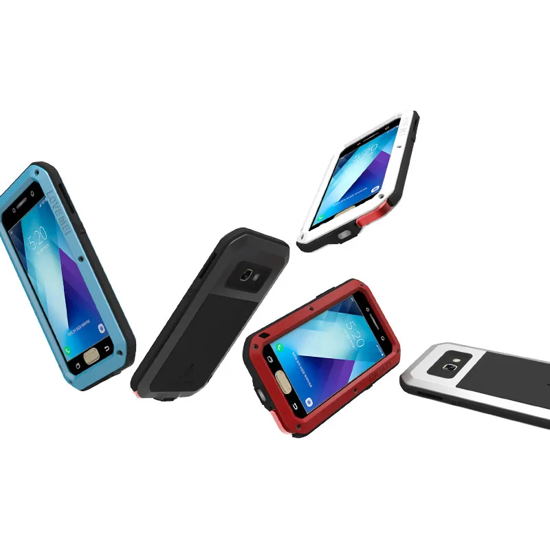 Грязеотталкивающий противоударный металлический алюминиевый чехол LOVEMEI с Gorilla