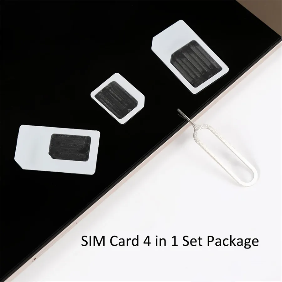 Olaudem SIM карты адаптер для iphone Xiaomi 4 в 1 адаптеры sim карт Nano Micro Стандартный