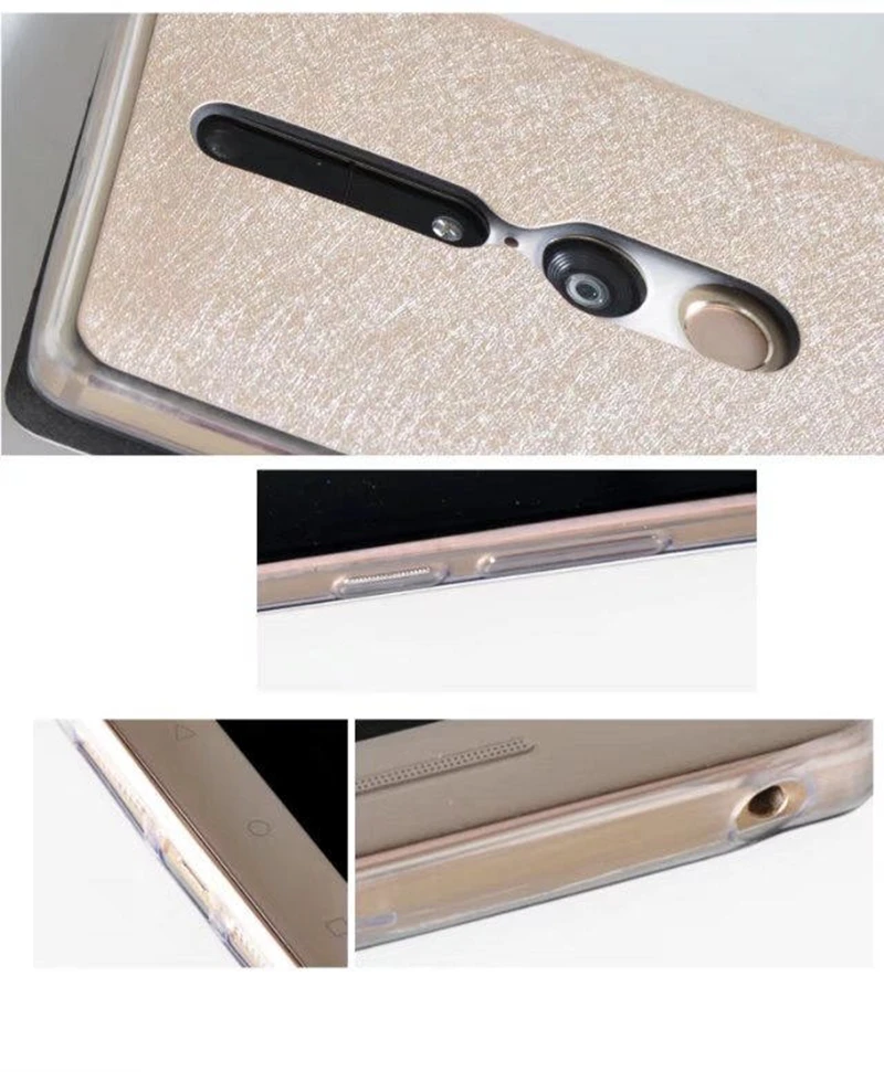 Чехол из искусственной кожи (полиуретан) с функцией подставки для телефона Lenovo PHAB