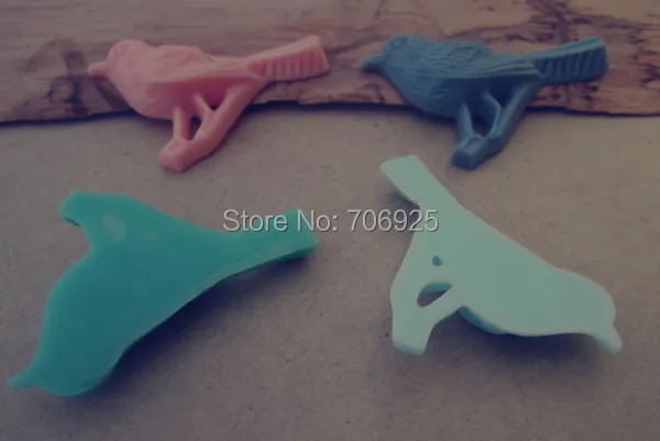 

16pcs/lot (Mixed color) Resin bird 25mmx43mm