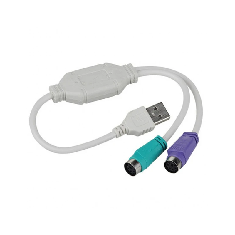 New USB Port Converter Male to PS/2 Keyboard Mouse Female Adapter For PlayStation2 PS2 Game Component PC Sony | Электроника