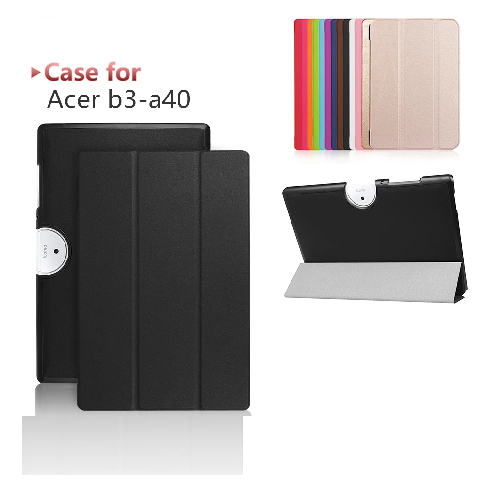 Ультратонкий чехол Funda для 2017 Acer Iconia One 10 &quotB3 A40 B3 1 дюймов защитный планшета|Чехлы