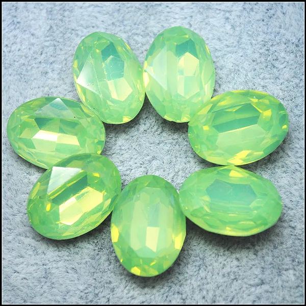 

100pcs Resin Cabochons Circle shape Size 13x18mm Synthetic Opal Jewelry Fittings Accessories New arrivals Plastic items
