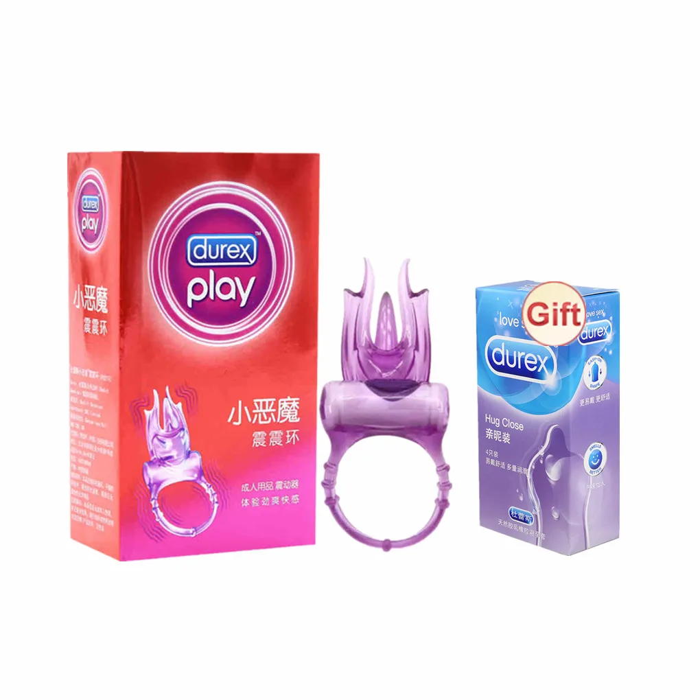 Durex вибрационное кольцо для мужчин Стимуляция клитора ультра вибратор